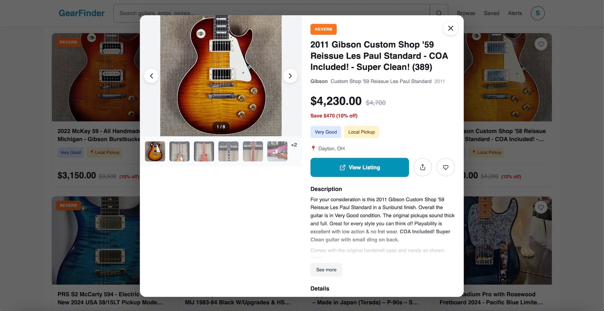 GearFinder screenshot 3